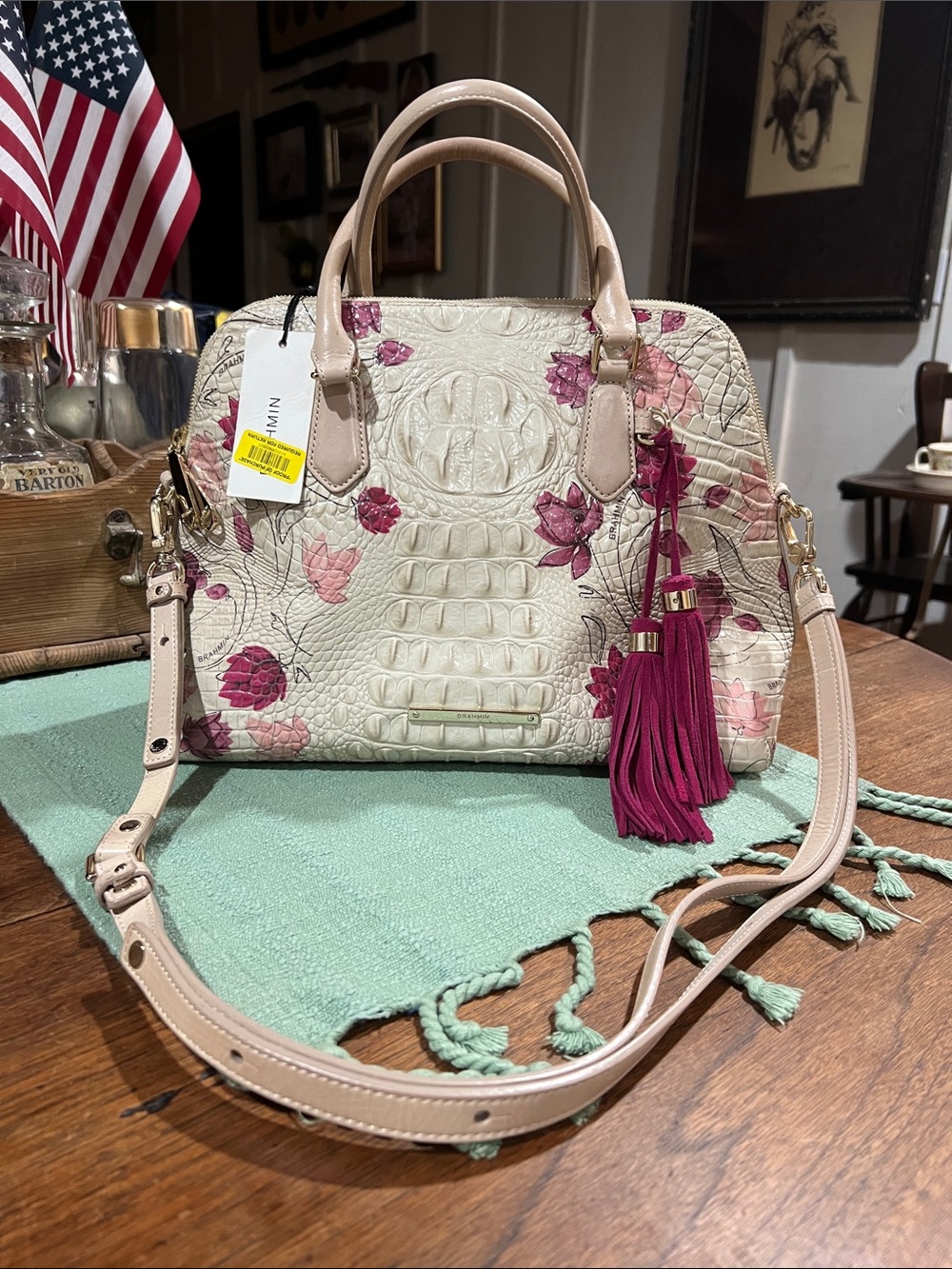 Brahmin Sydney Lotus Bloomsbury Satchel